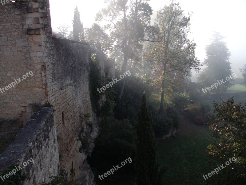 Village France Wall Fog Free Photos