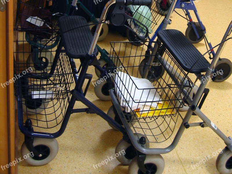 Walker Rollator Retirement Home Security Mobility