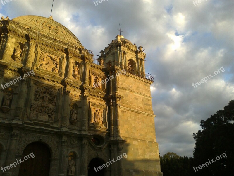 Oaxaca Architecture Cathedral Free Photos