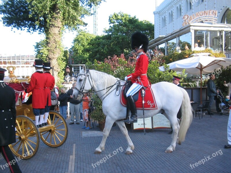 Tivoli Copenhagen Denmark Horses Riders