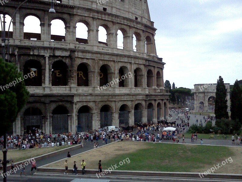 Rome Colosseum Italy Ancient Roman Coliseum