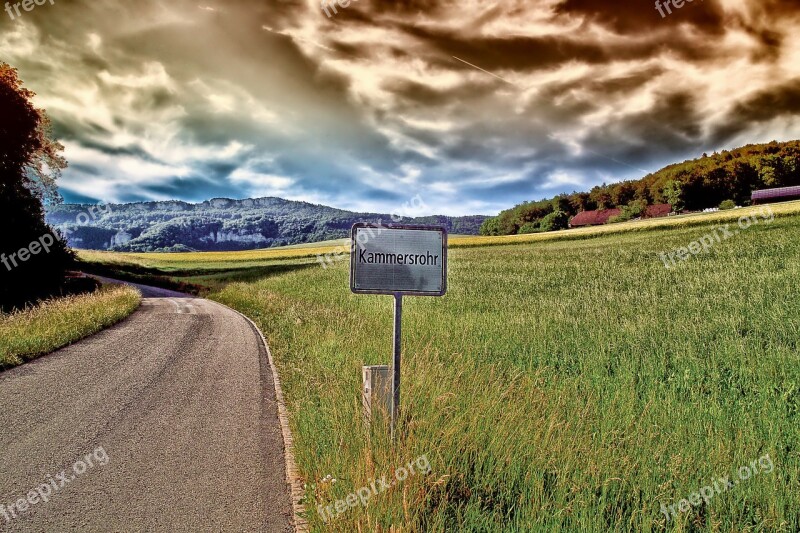 Kammersrohr Switzerland Landscape Scenic Hdr