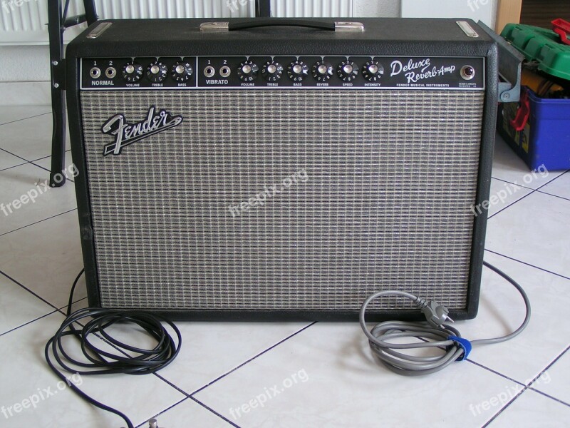 Fender Deluxe Reverb-amp Speakers Free Photos