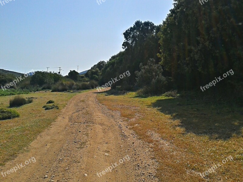 Dirt Road Gravel Road Path Countryside