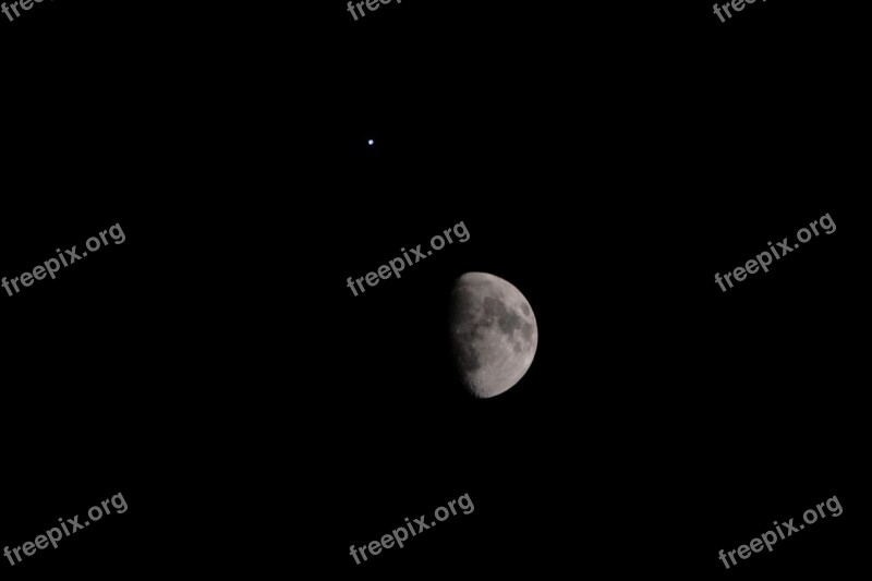 Moon Stars By Chaitanya K Star At Night