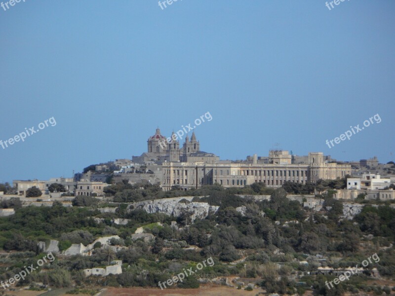 Outlook View Malta Mdina Church