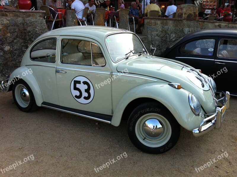 Beetle Vw Beetle Herbie Tossa De Mar Free Photos