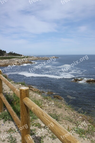 Ria Clouds Landscape Sea Water