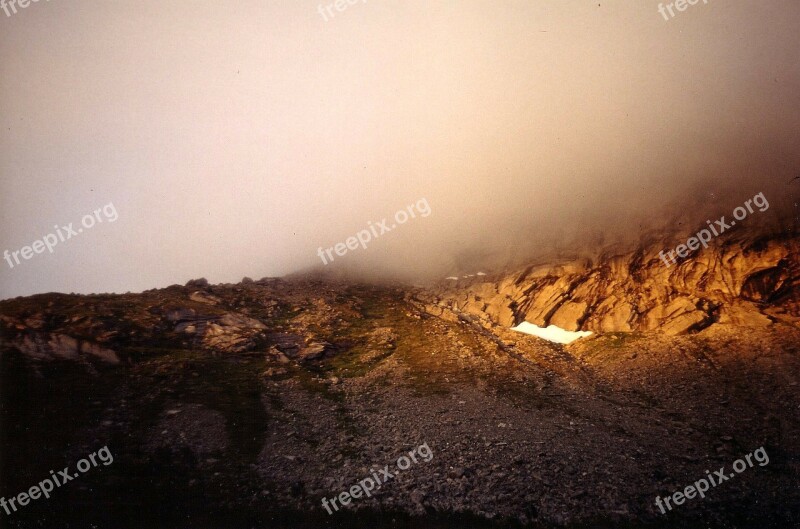 Fjell Fog Landscape Free Photos