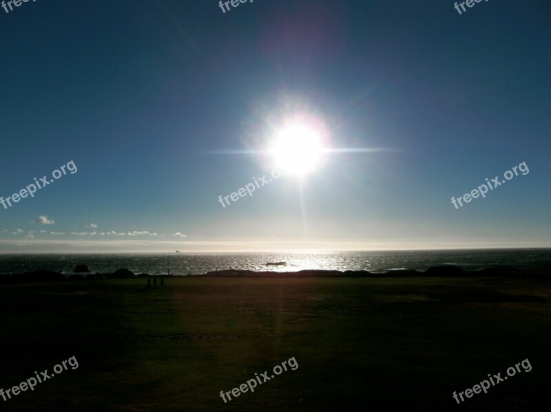 South Africa Beach Twilight Sun Free Photos