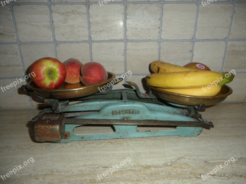 Old Scale Old Horizontal Weigh Fruit