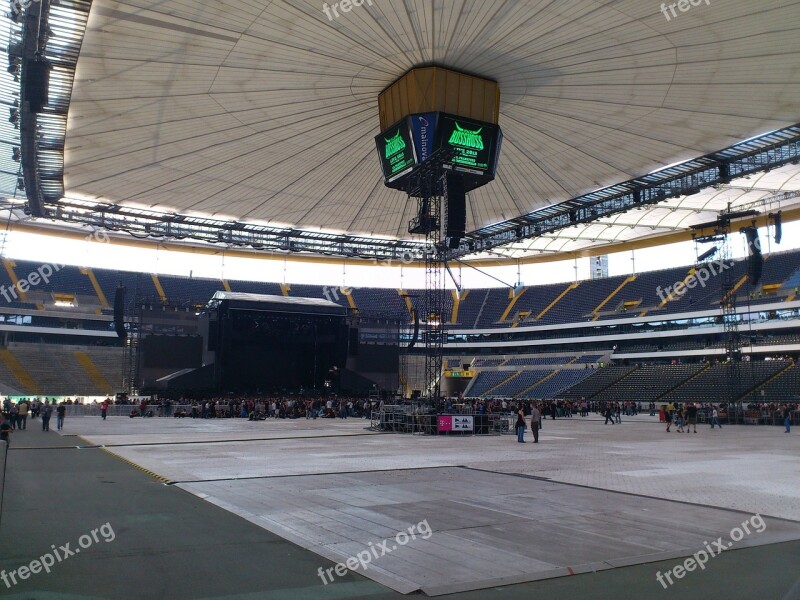 Concert Live Concert Commerzbank Arena Stage Calm Before The Storm