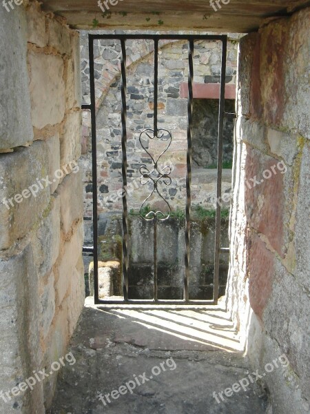 Window Grid Masonry Light Stone