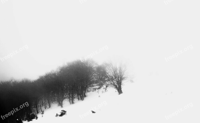 Matagalls Mountains Snow Mountain Landscape