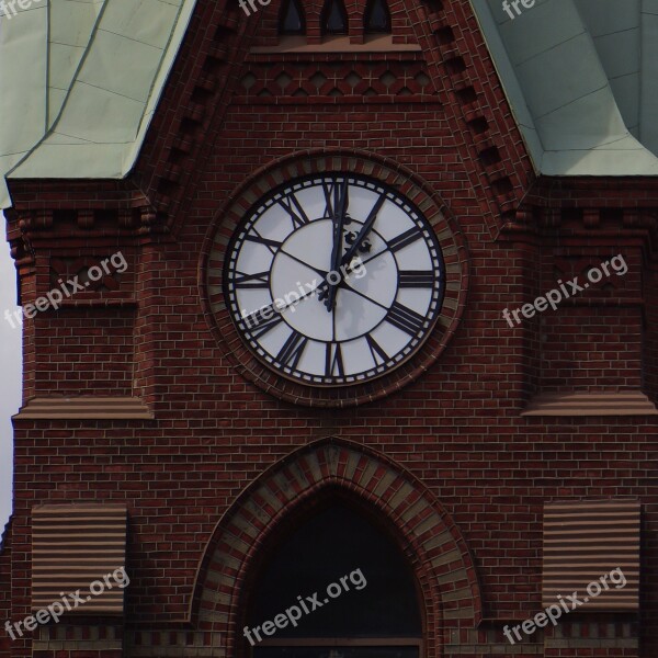 Finnish Mikkeli Cathedral Dial Clock