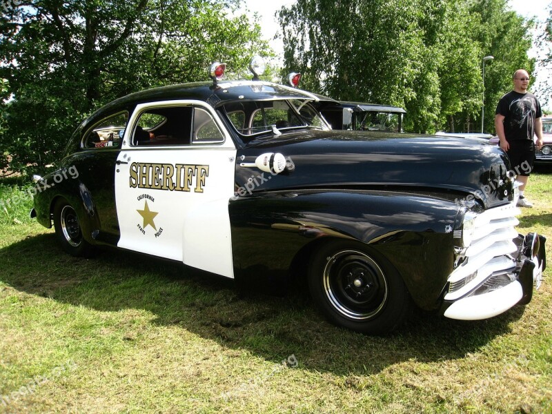 Chevrolet Sheriff Car Exhibition Grass