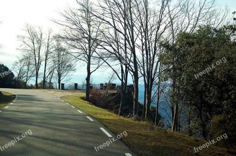 Road Montseny Mountain Road Landscape Nature