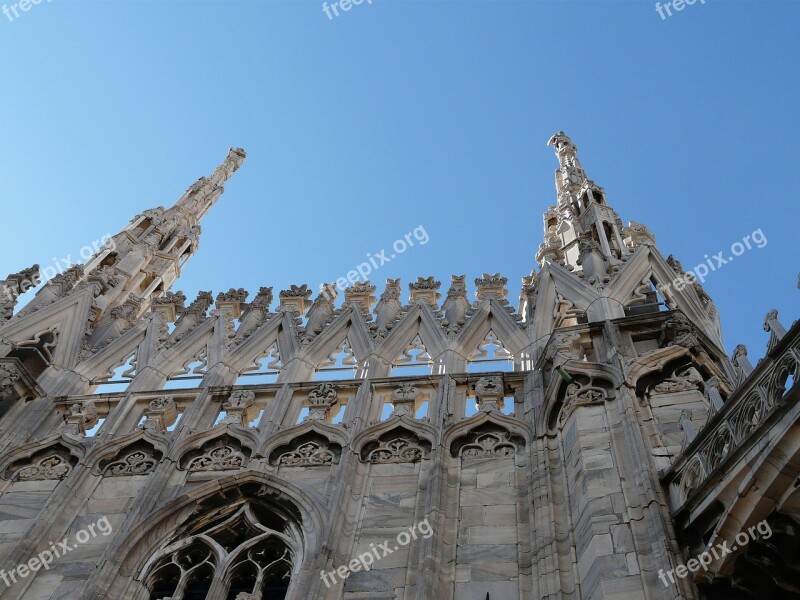 Cathedral Milan Architecture Free Photos