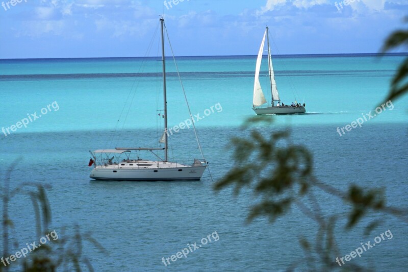 Sailing Vessel Sail Ship Boat Water