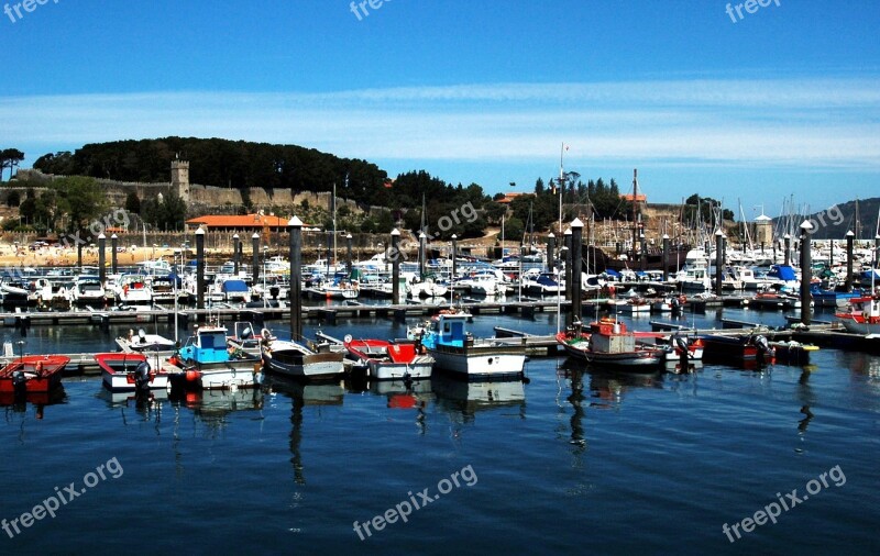 Baiona Galicia Port Sea Jetty