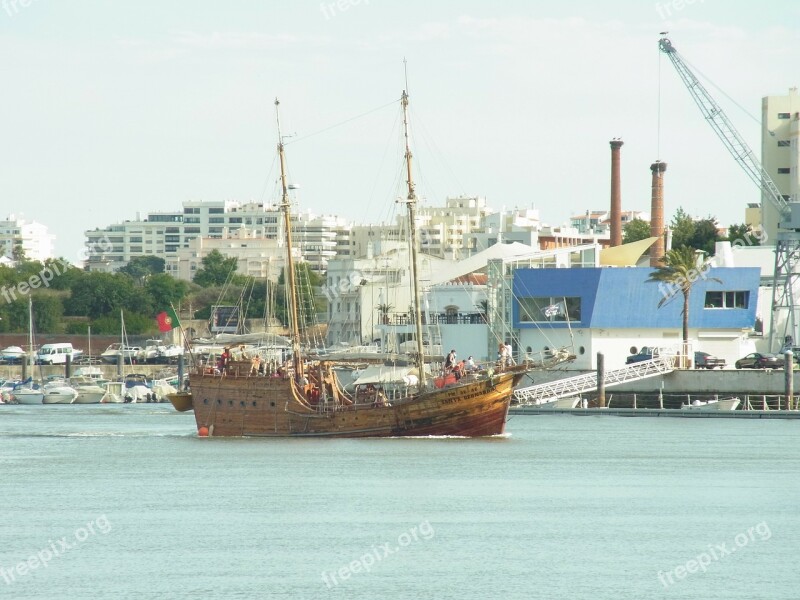 Portugal Algarve Portimão Sailing Vessel Sabta Bernarda