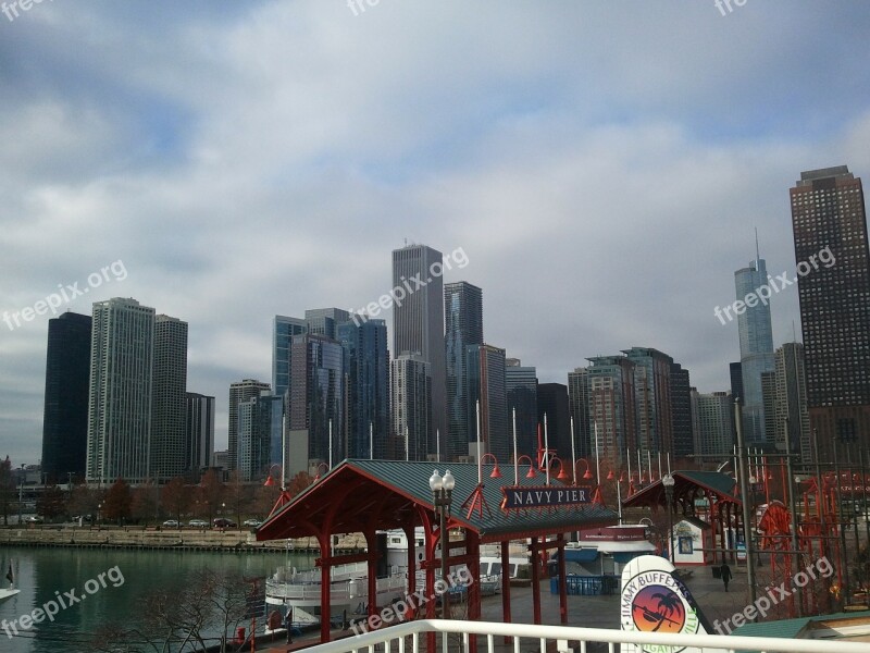 Chicago Michigan Illinois Navy Pier