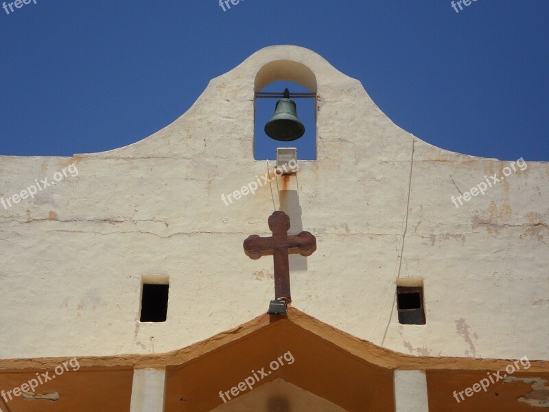 Church Bell Cross Christianity Wild West