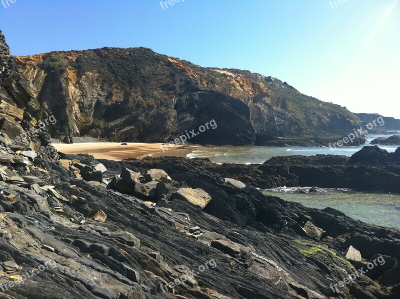 Beach Portugal Holiday Sandy Beach Sea