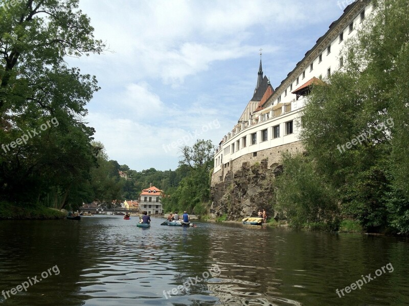 Czech Republic River Cesky Krumlov Free Photos