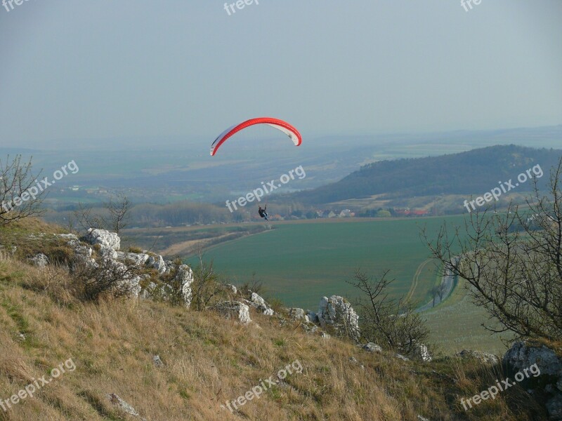 Paraglider Czech Republic Pálava Free Photos