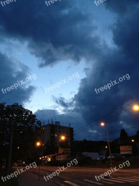 Brno Czech Republic Sky Outside Storm