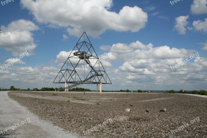 Tetrahedron Bottrop Germany Ruhr Area Art Free Photos