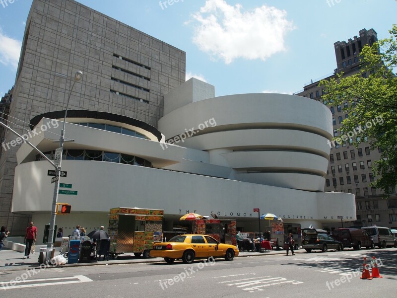 New York Guggenheim Museum Frank Lloyd Wright Free Photos