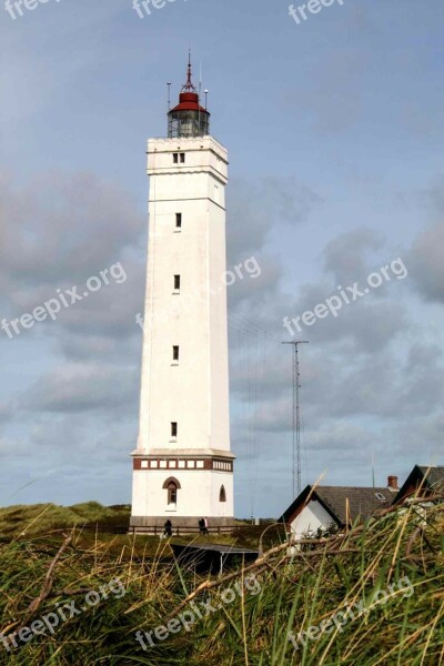 Lighthouse Denmark Beacon Coast Sea