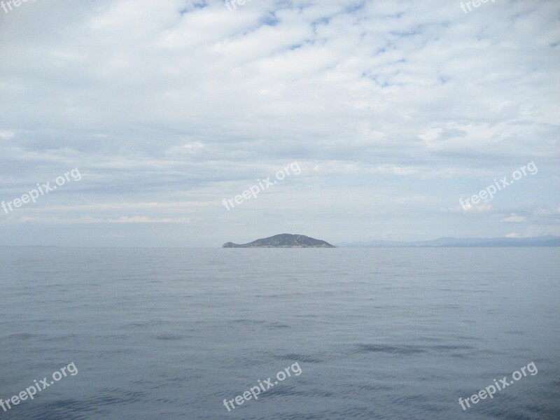 Fourka Greece Sea Water Beach