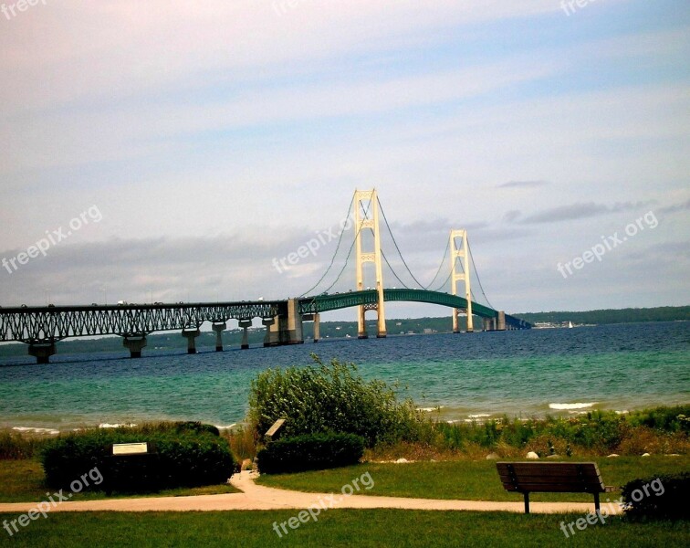 Mackinac Mackinac Bridge Mackinac Island Bridge Michigan