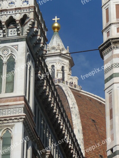 Italy Church Cross Church Dome Dome