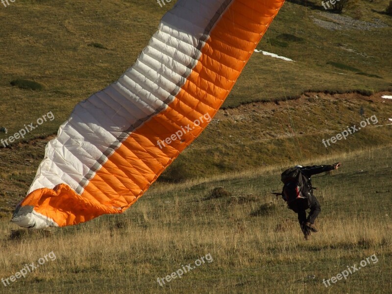 Parachute Paragliding Extreme Sport Sport Wind