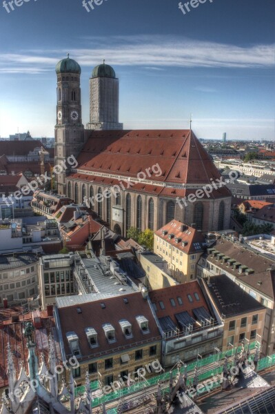 Frauenkirche Munich Germany City Metropole