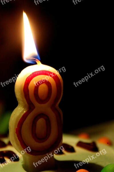 Candle Birthday Cake Free Photos