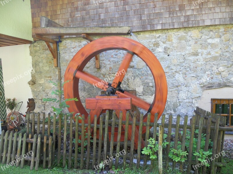 Waterwheel Drive Water Power Water Mill Free Photos