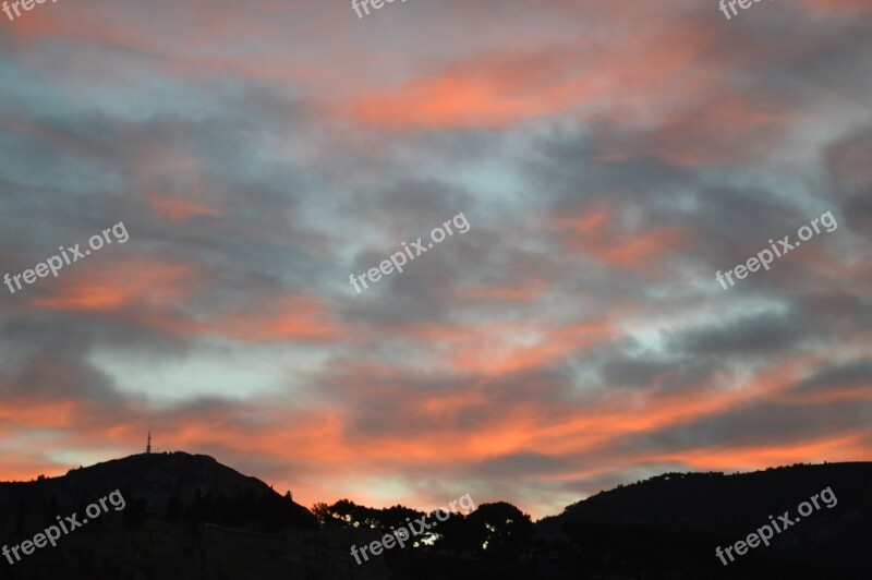 Sky Dawn Clouds Free Photos