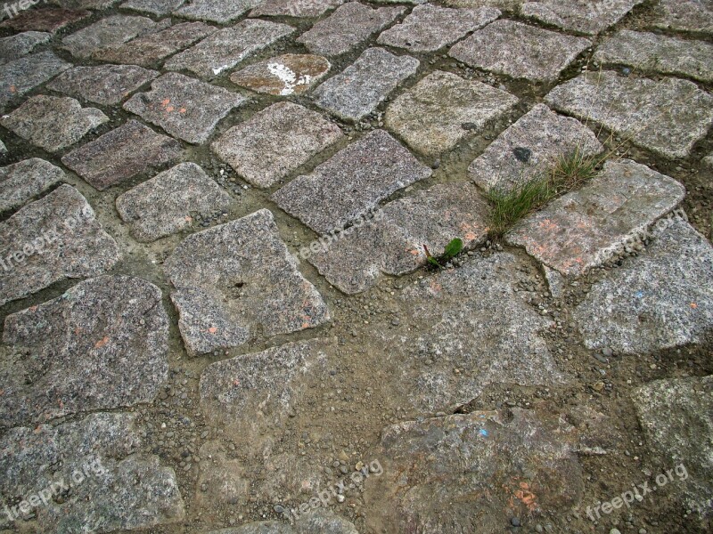 Road Away Stone Paving Stone Structure