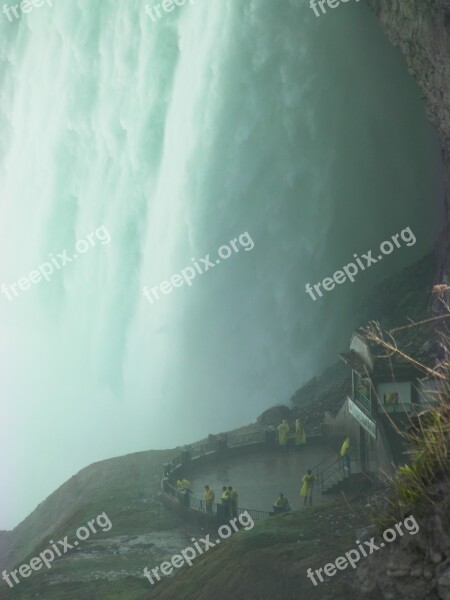 Niagara Falls Water Waterfall Nature Tourist Attraction