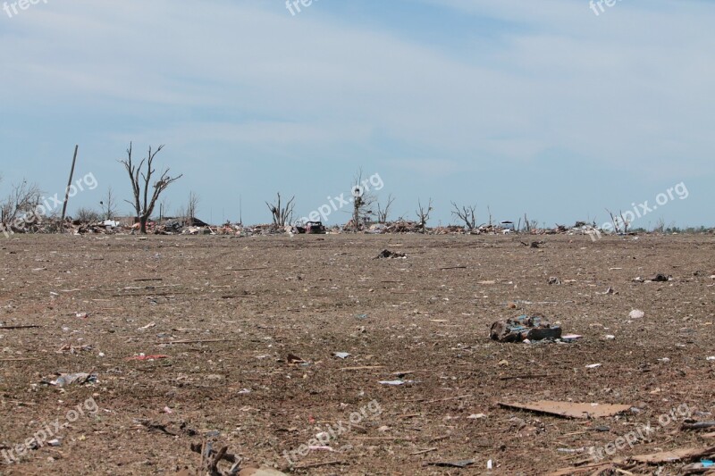 Moore Oklahoma Tornado Disaster Ruin