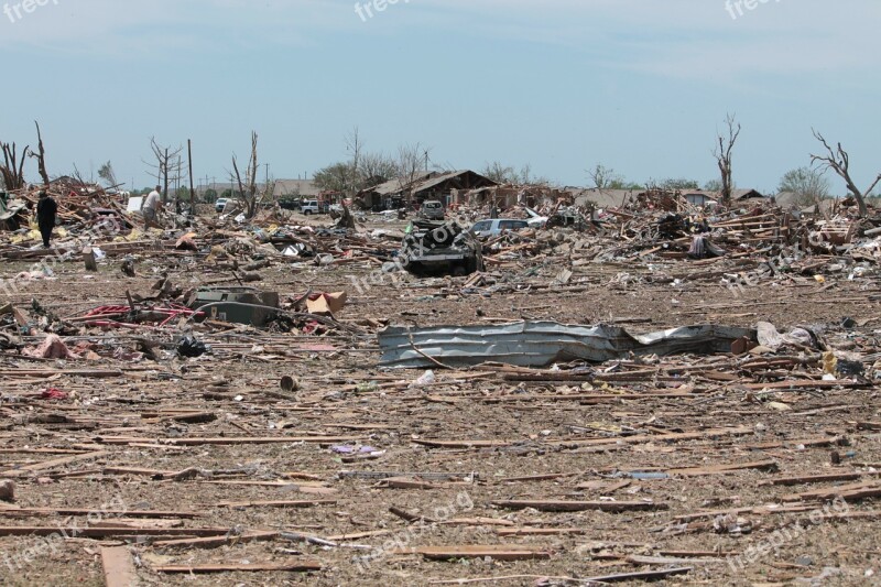 Moore Oklahoma Tornado Disaster Ruin