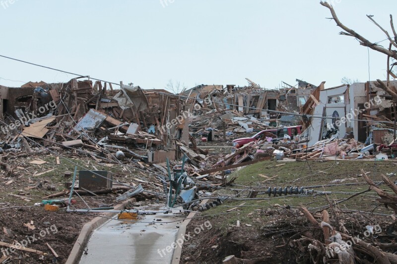 Moore Oklahoma Tornado Disaster Ruin