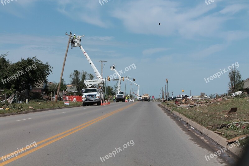 Moore Oklahoma Tornado Disaster Ruin