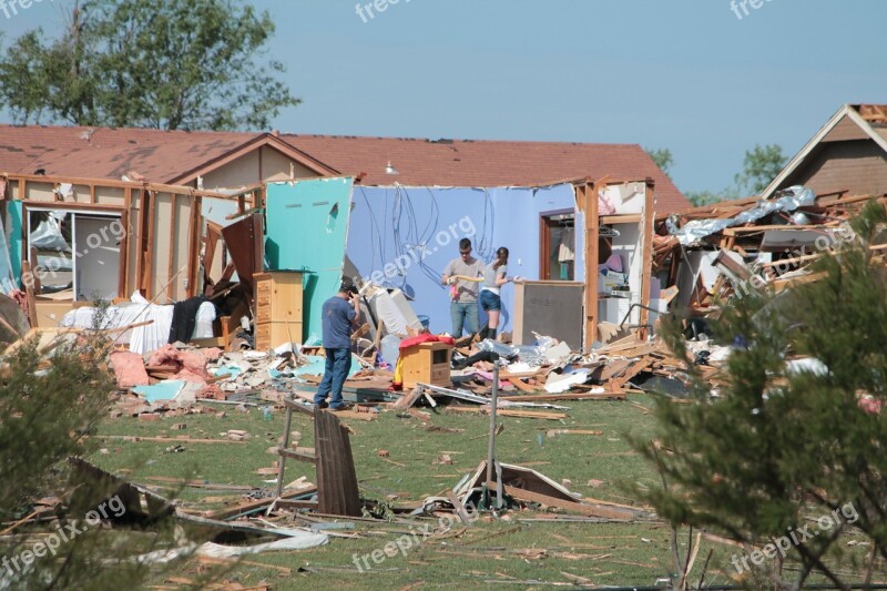 Moore Oklahoma Tornado Disaster Ruin