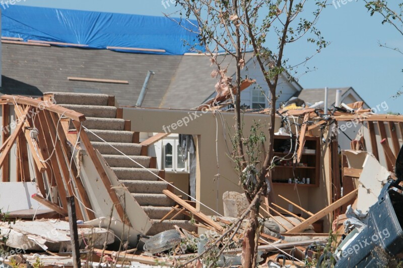 Moore Oklahoma Tornado Disaster Ruin